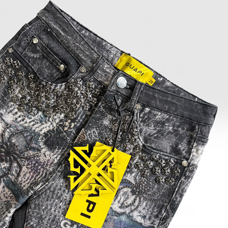 HAKAI SPIDER DENIM -BLACK-