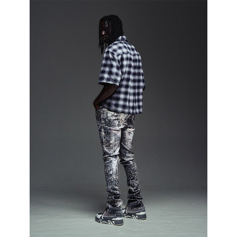 HAKAI SPIDER DENIM -BLACK-