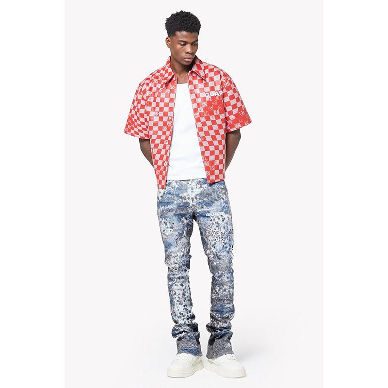 AQUA BLUE HAKAI DENIM -BLUE-