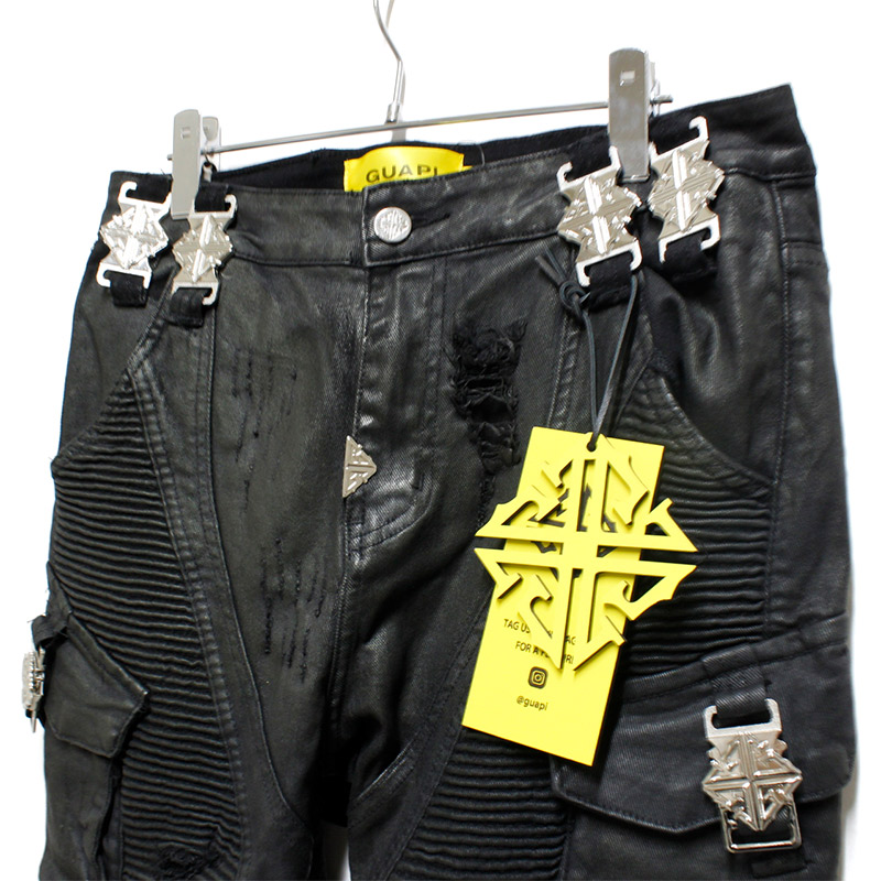 BLACK OPS WAXED DENIM -BLACK-