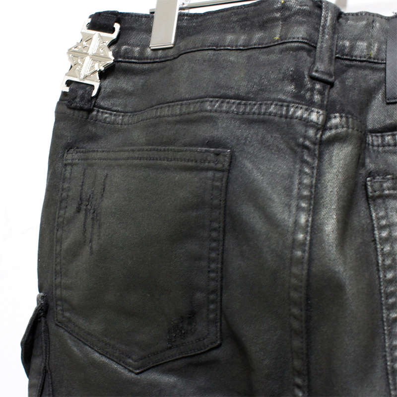 BLACK OPS WAXED DENIM -BLACK-