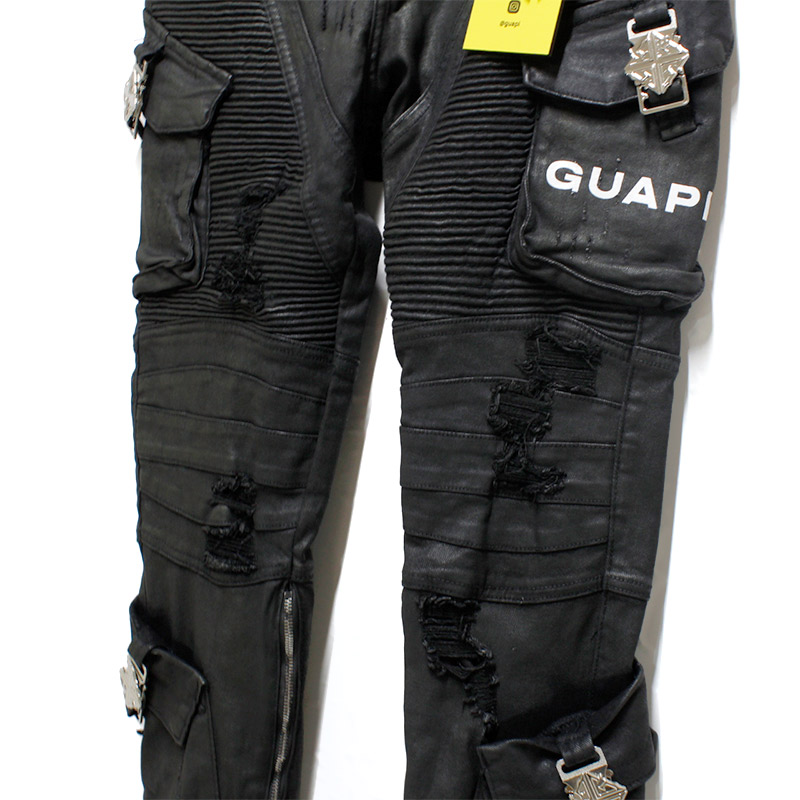 BLACK OPS WAXED DENIM -BLACK-