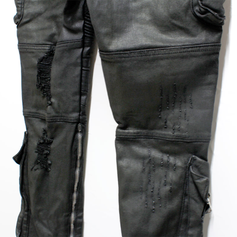 BLACK OPS WAXED DENIM -BLACK-