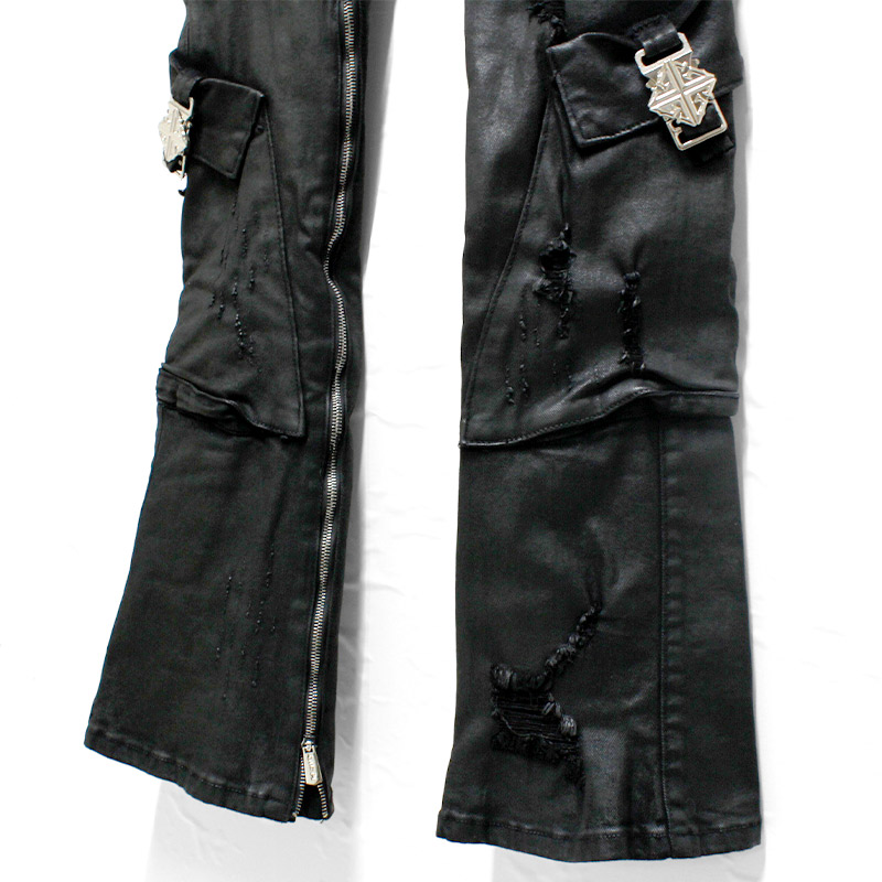 BLACK OPS WAXED DENIM -BLACK-