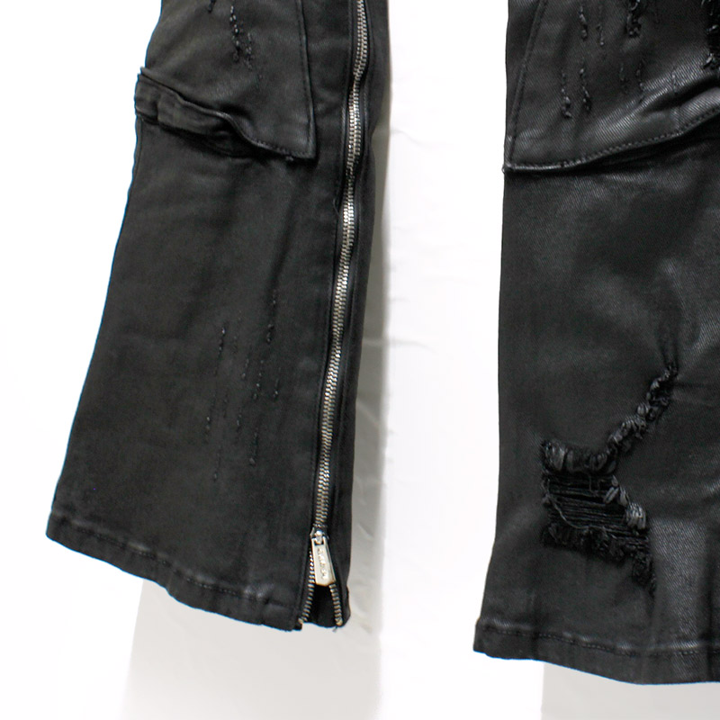 BLACK OPS WAXED DENIM -BLACK-