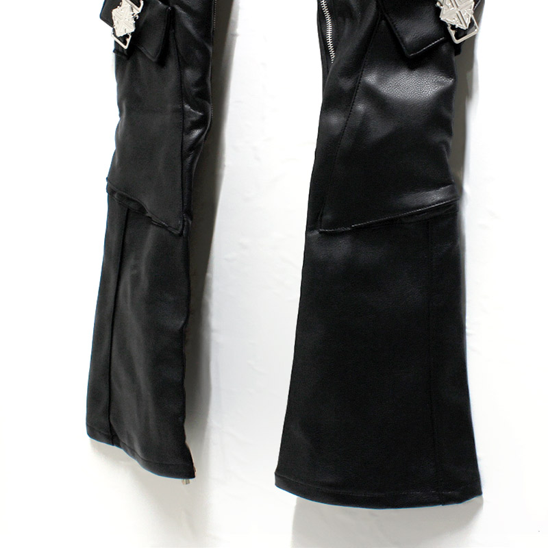 BLACK OPS LEATHER PANTS -BLACK-