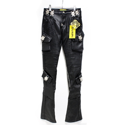 BLACK OPS LEATHER PANTS -BLACK-