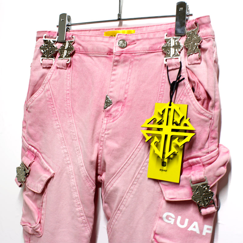 FRENCH ROSE BLACK OPS DENIM -PINK-