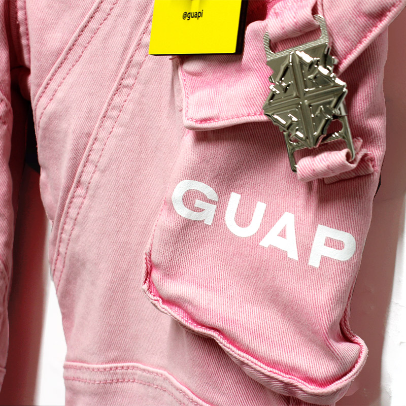 FRENCH ROSE BLACK OPS DENIM -PINK-