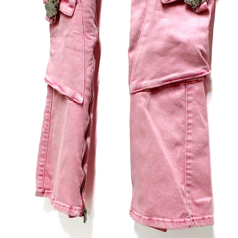 FRENCH ROSE BLACK OPS DENIM -PINK-