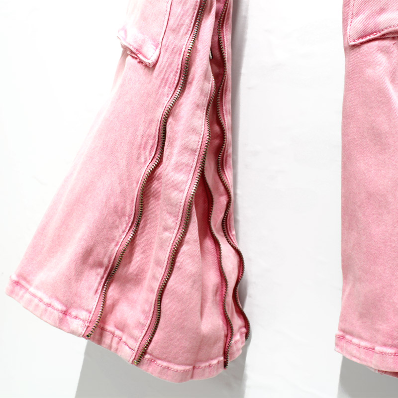 FRENCH ROSE BLACK OPS DENIM -PINK-