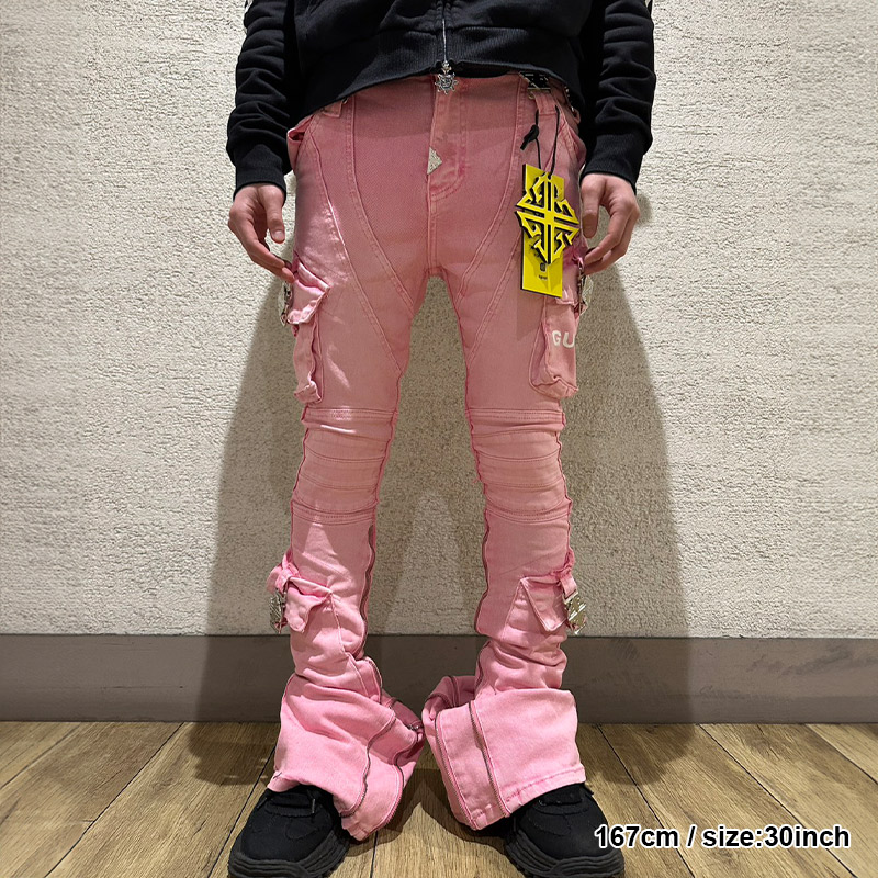 FRENCH ROSE BLACK OPS DENIM -PINK-