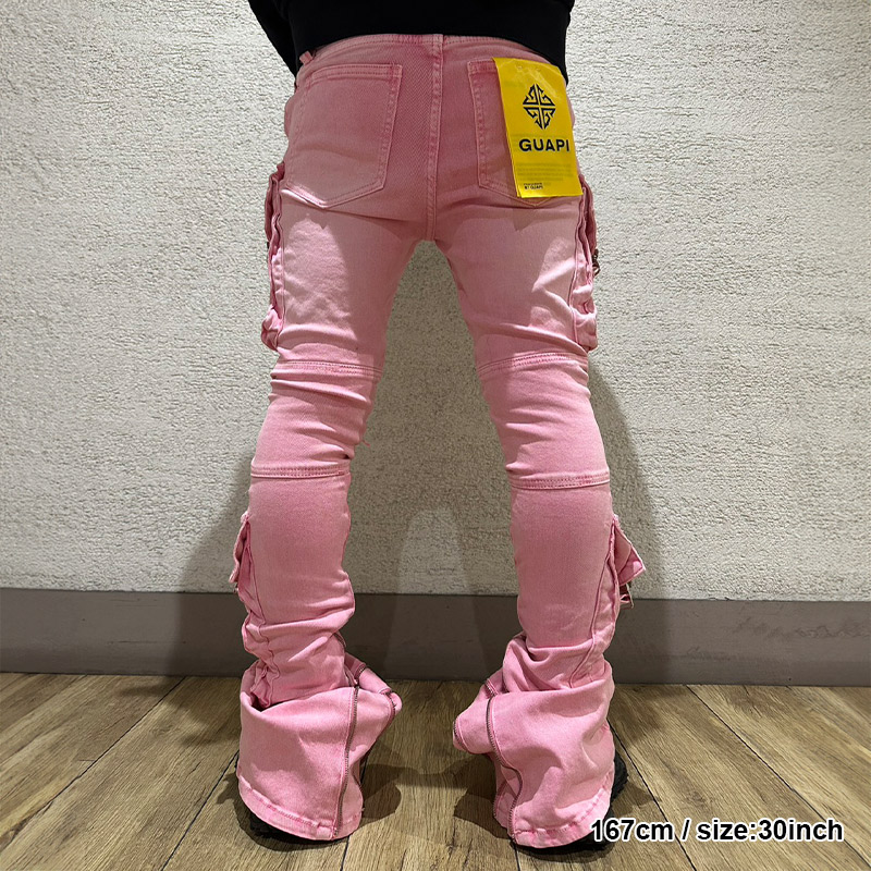 FRENCH ROSE BLACK OPS DENIM -PINK-