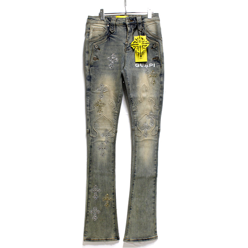 FADED CROSS DENIM V2 -W.INDIGO-