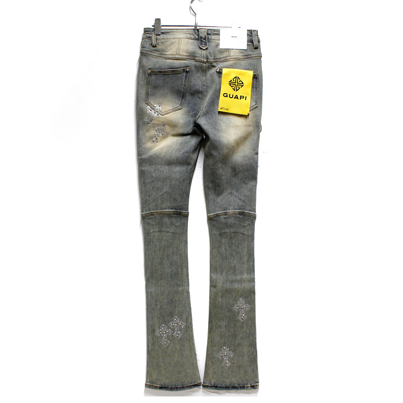 FADED CROSS DENIM V2 -W.INDIGO-
