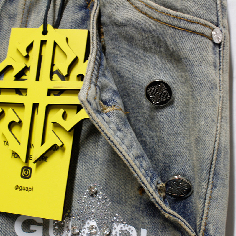 FADED CROSS DENIM V2 -W.INDIGO-