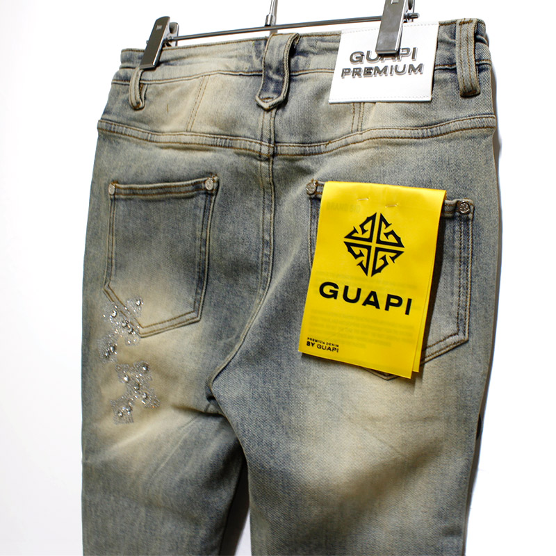 FADED CROSS DENIM V2 -W.INDIGO-