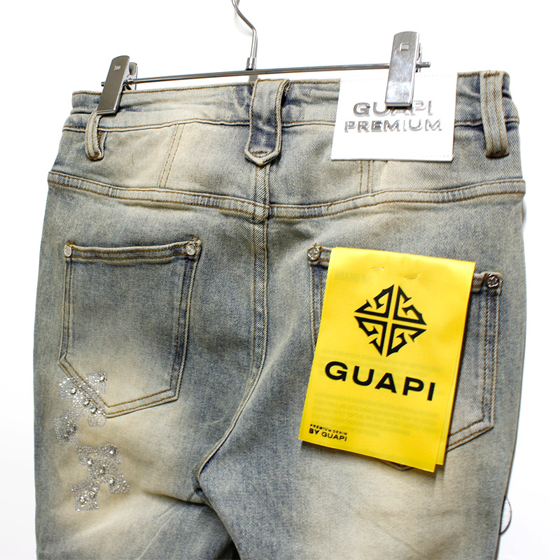 FADED CROSS DENIM V2 -W.INDIGO-