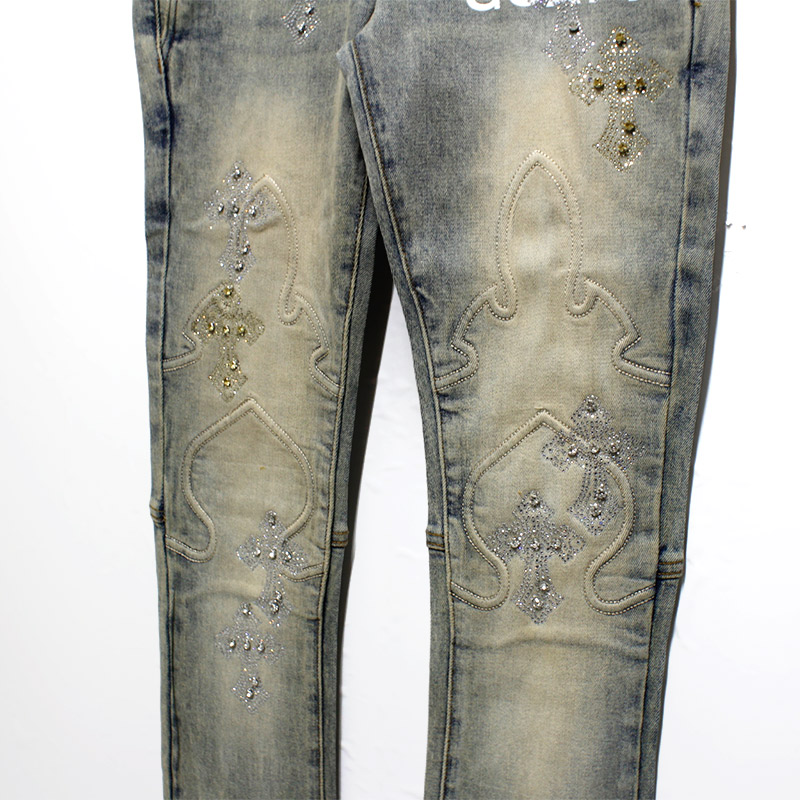 FADED CROSS DENIM V2 -W.INDIGO-