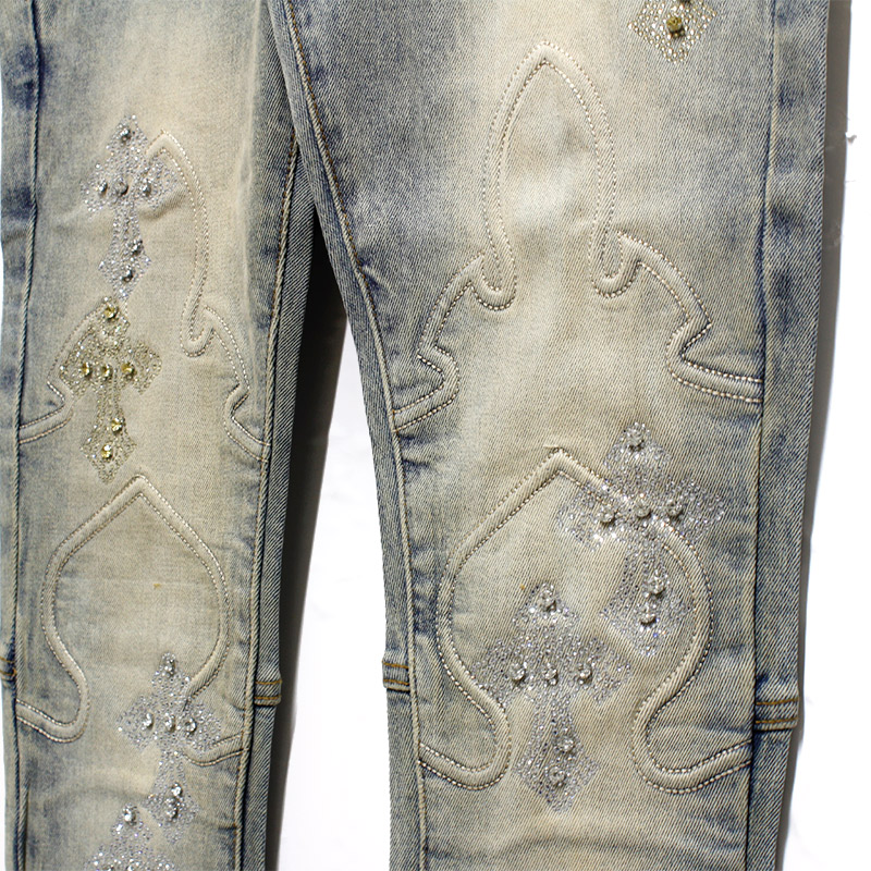 FADED CROSS DENIM V2 -W.INDIGO-
