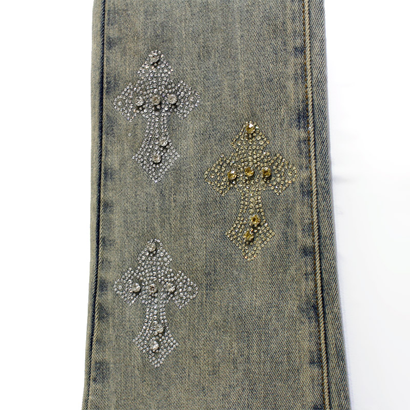 FADED CROSS DENIM V2 -W.INDIGO-