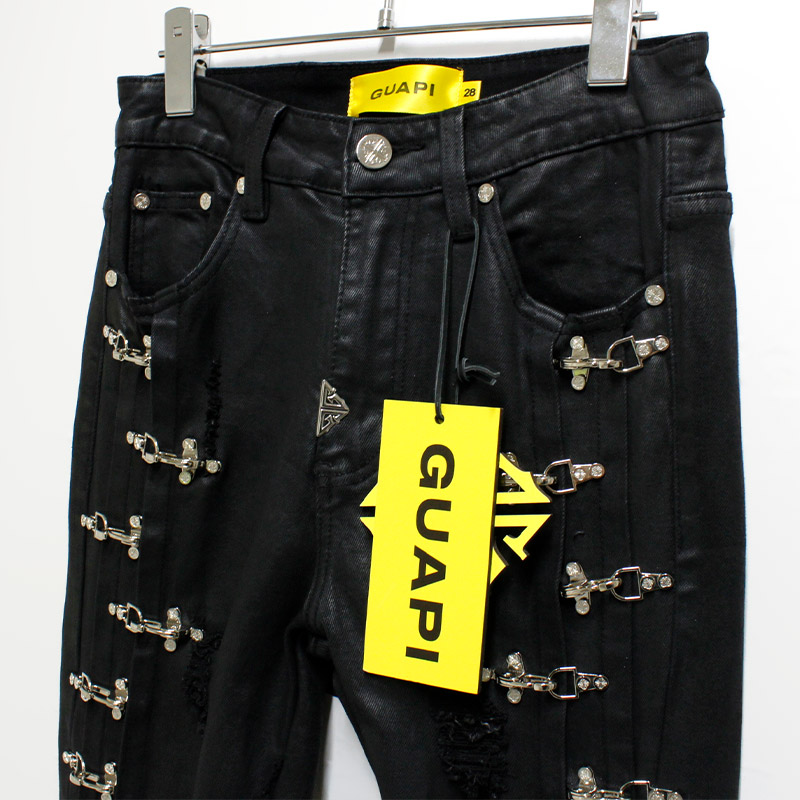 OBSIDIAN BLACK AVATION CLASP DENIM -BLACK-