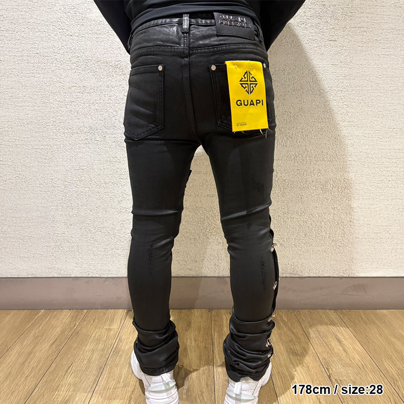 OBSIDIAN BLACK AVATION CLASP DENIM -BLACK-