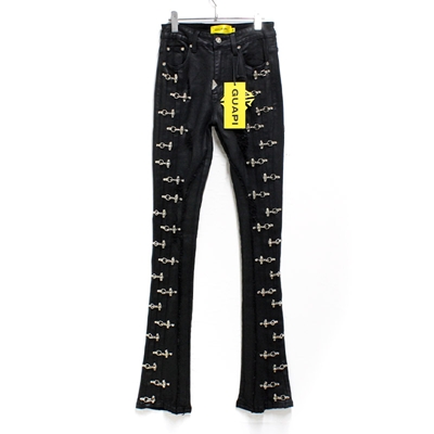 OBSIDIAN BLACK AVATION CLASP DENIM -BLACK-