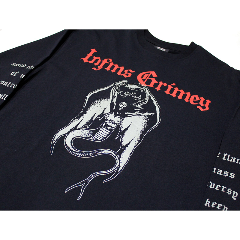 CHIEF WATCHER LONG SLEEVE TEE -BLACK-