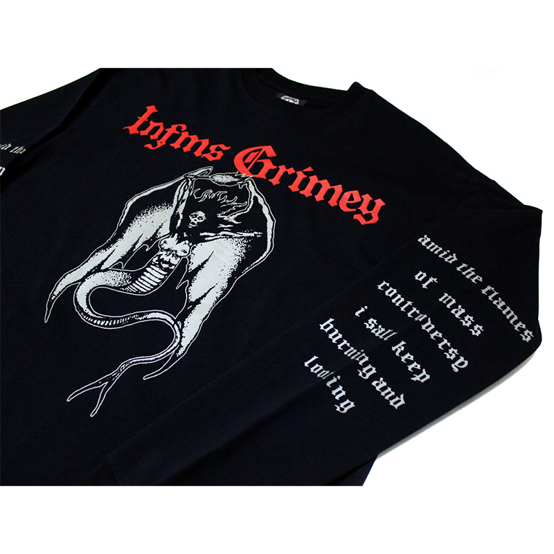 CHIEF WATCHER LONG SLEEVE TEE -BLACK-