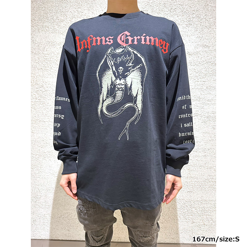 CHIEF WATCHER LONG SLEEVE TEE -BLACK-