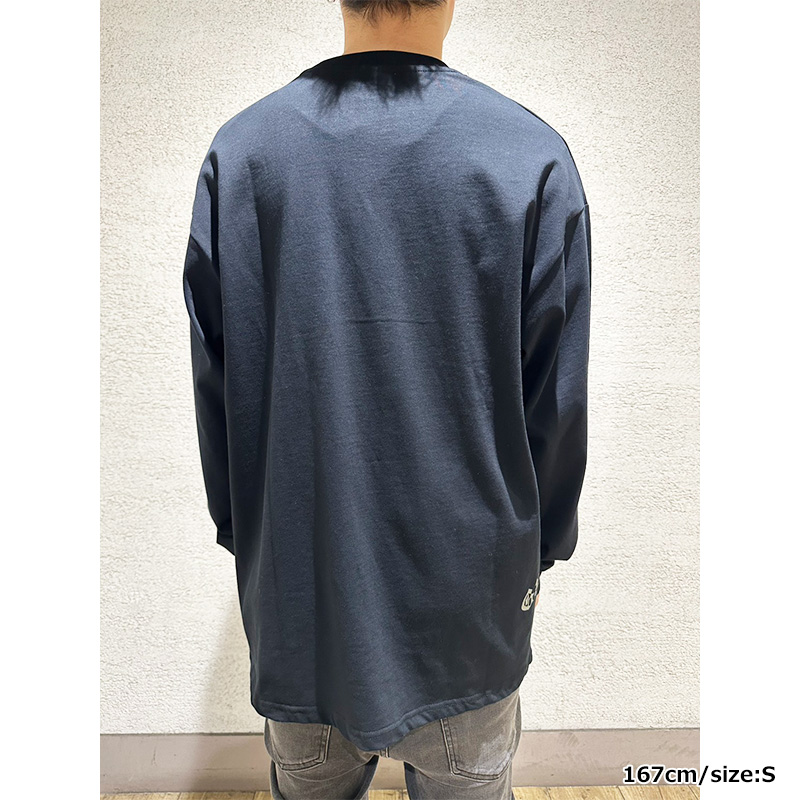 CHIEF WATCHER LONG SLEEVE TEE -BLACK-