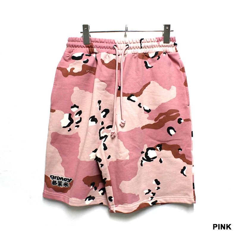 CONCREAT JUNGLE ALL OVER PRINT BAGGY SWEAT SHORTS -2.COLOR-