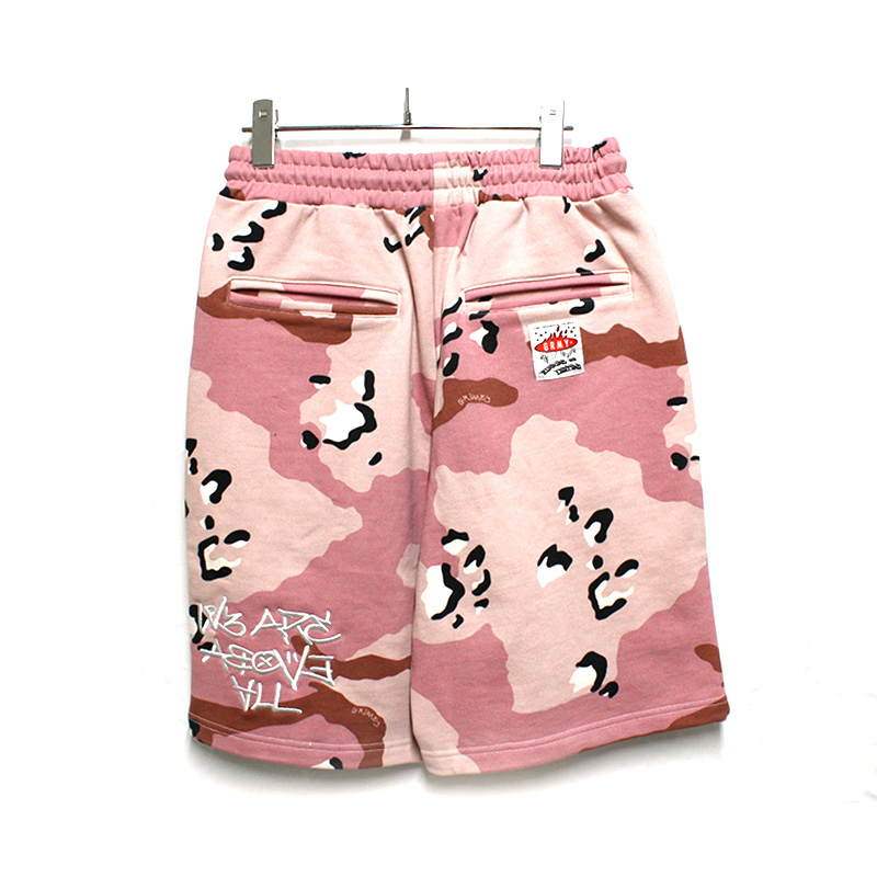 CONCREAT JUNGLE ALL OVER PRINT BAGGY SWEAT SHORTS -2.COLOR-