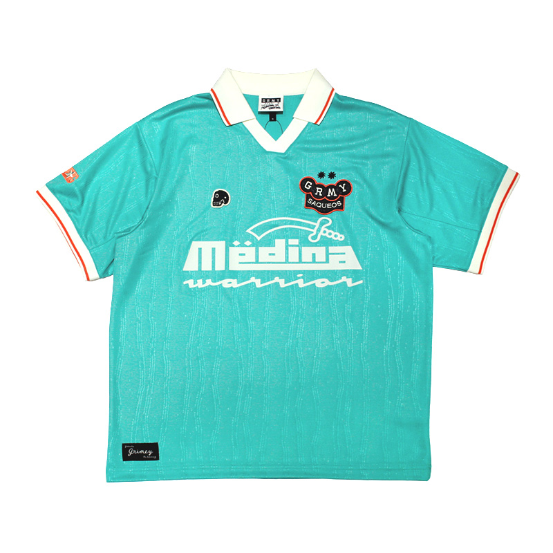 MACHETAZOS THE WARRIOR BOXY MESH SOCCER JERSEY -GREEN-