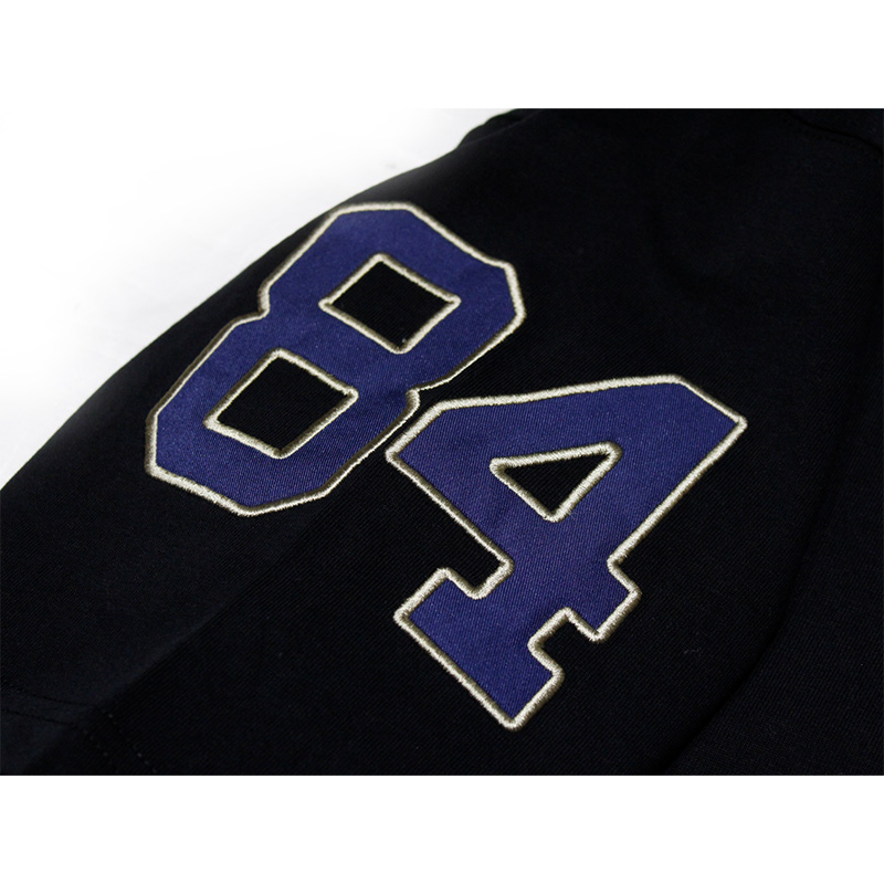 CONCREAT JUNGLE ALL OVER PRINT V NECK OVERSIZED TEE -BLACK-