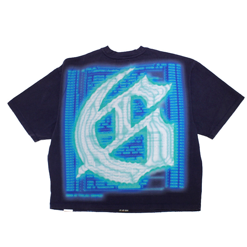AURA FARM T-SHIRT -NAVY-