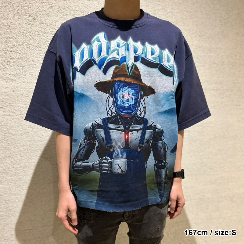 AURA FARM T-SHIRT -NAVY-