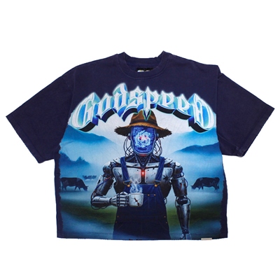 AURA FARM T-SHIRT -NAVY-