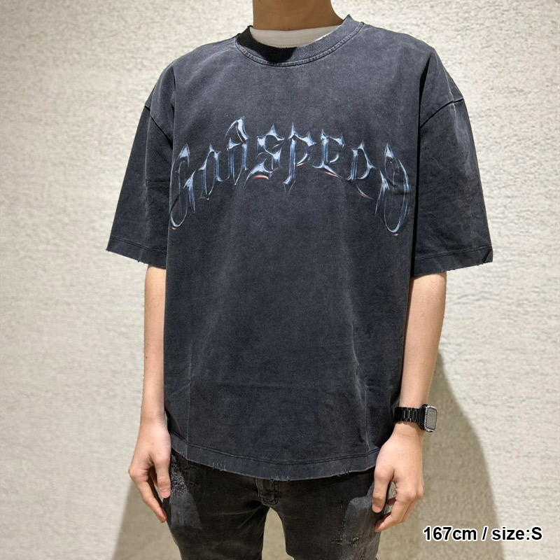 SYMMETRICAL LOGO T-SHIRT -W.BLACK-