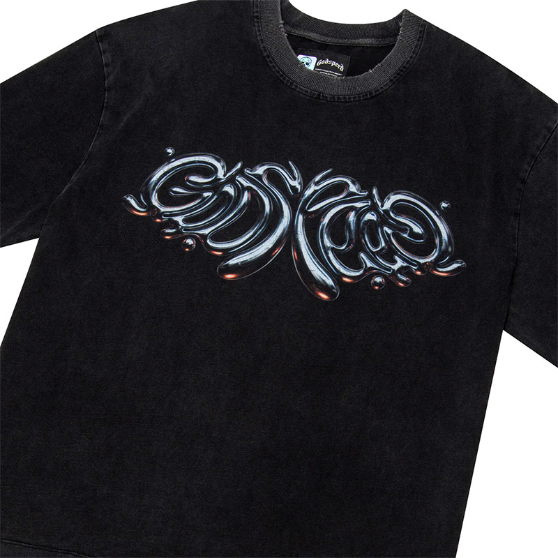 MERCURY LOGO T-SHIRT -W.BLACK-