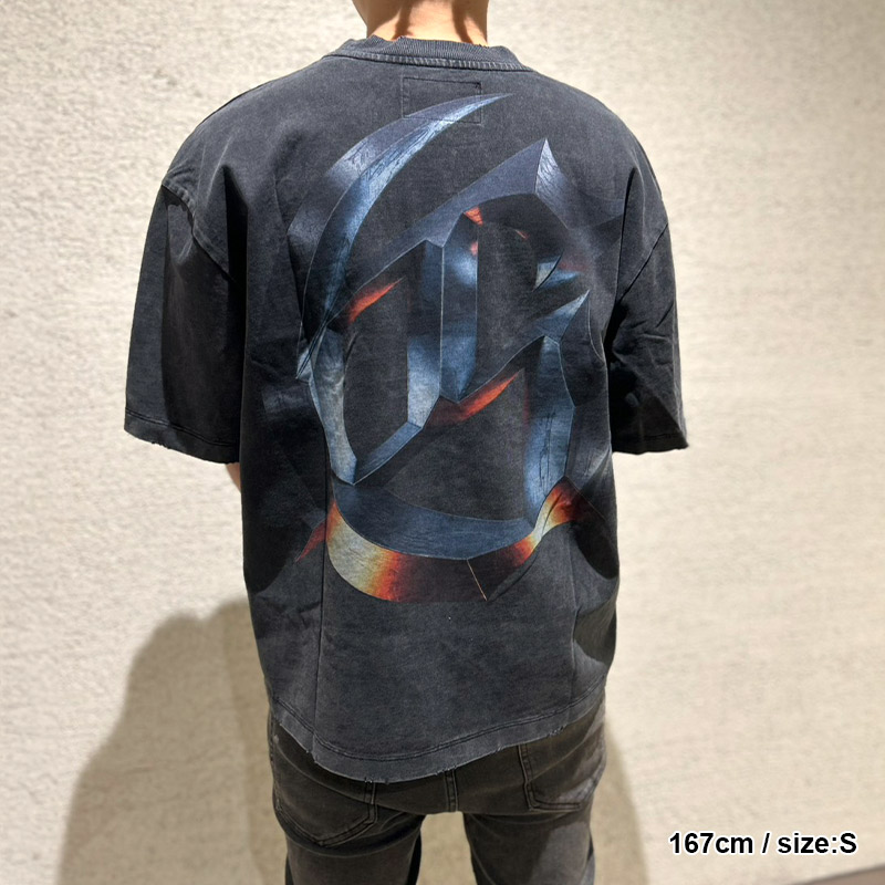 MERCURY LOGO T-SHIRT -W.BLACK-