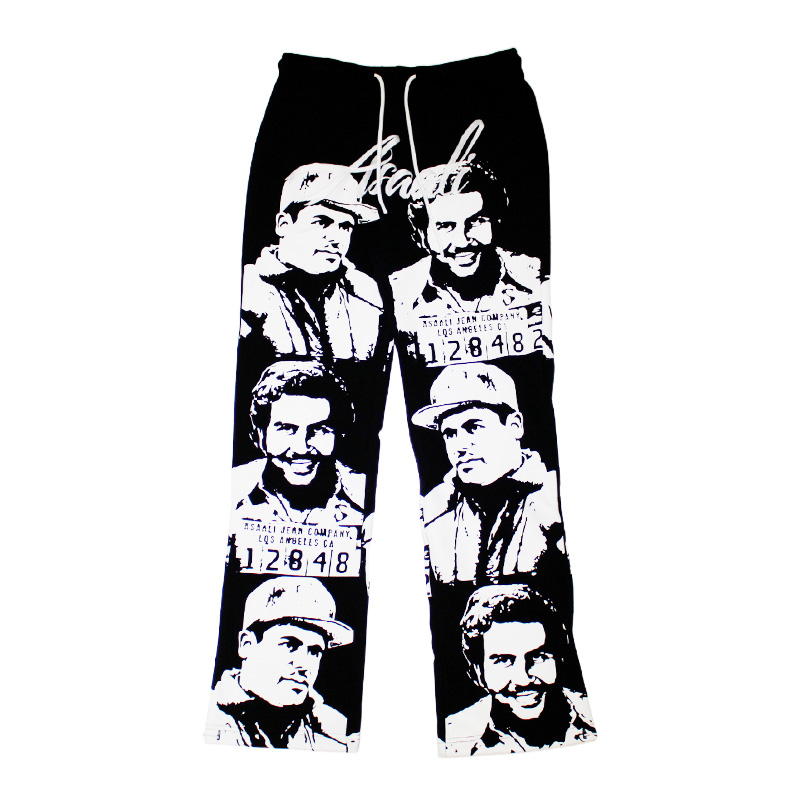 OREO CARTEL SWEAT PANTS -BLACK×WHITE-