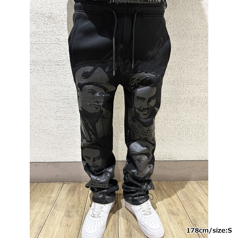 OREO CARTEL SWEAT PANTS -BLACK×BLACK-