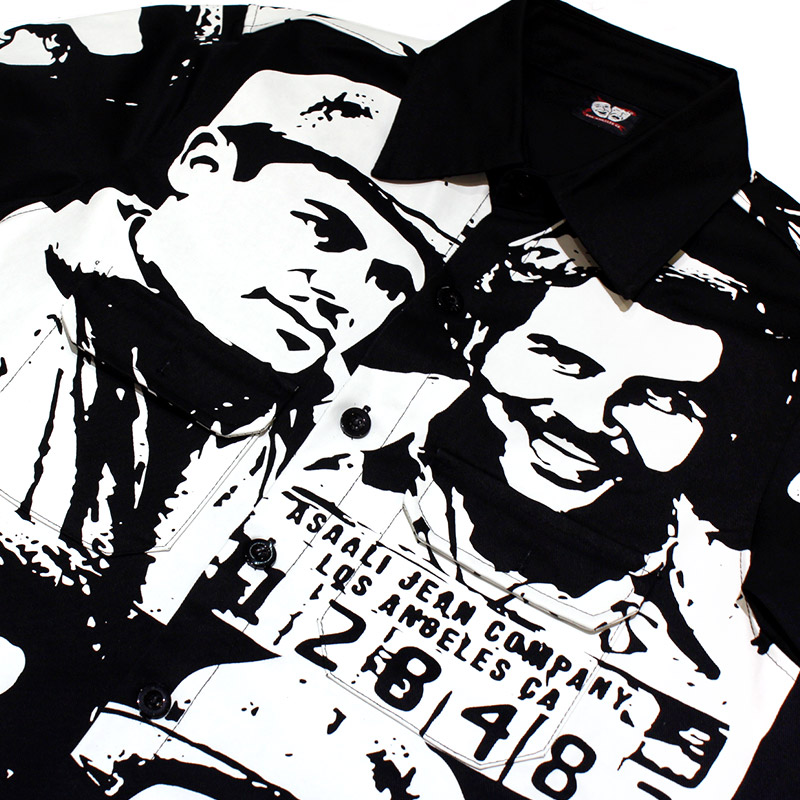 OREO CARTEL WORL SHIRTS -BLACK×WHITE-