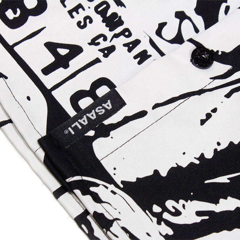 OREO CARTEL WORL SHIRTS -BLACK×WHITE-