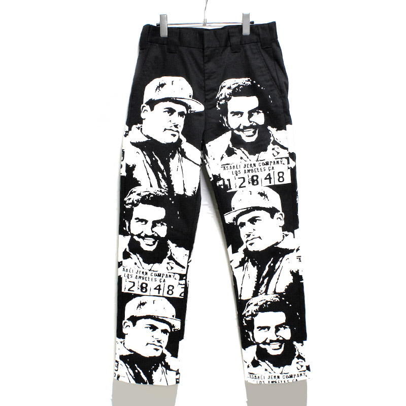 OREO CARTEL WORK PANTS -BLACK×WHITE-