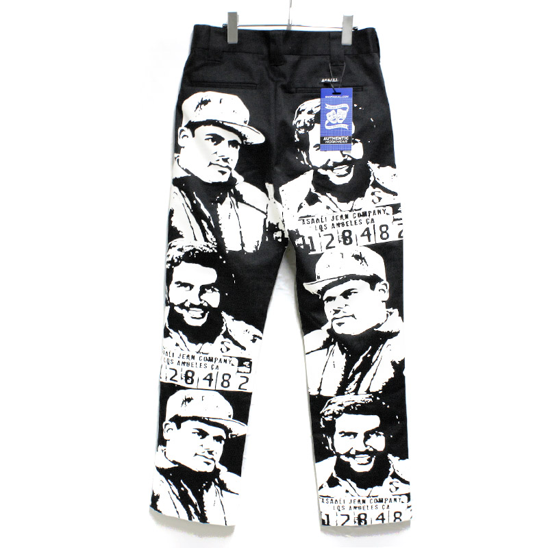 OREO CARTEL WORK PANTS -BLACK×WHITE-