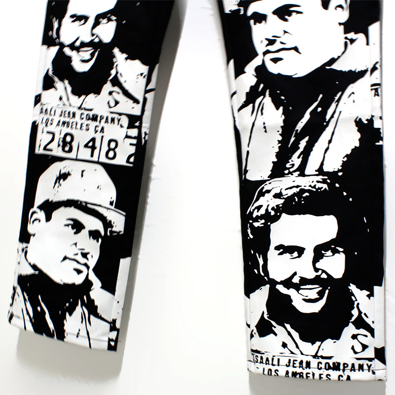 OREO CARTEL WORK PANTS -BLACK×WHITE-