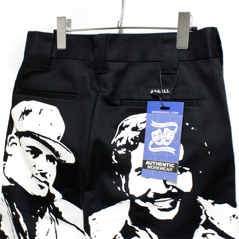 OREO CARTEL WORK PANTS -BLACK×WHITE-